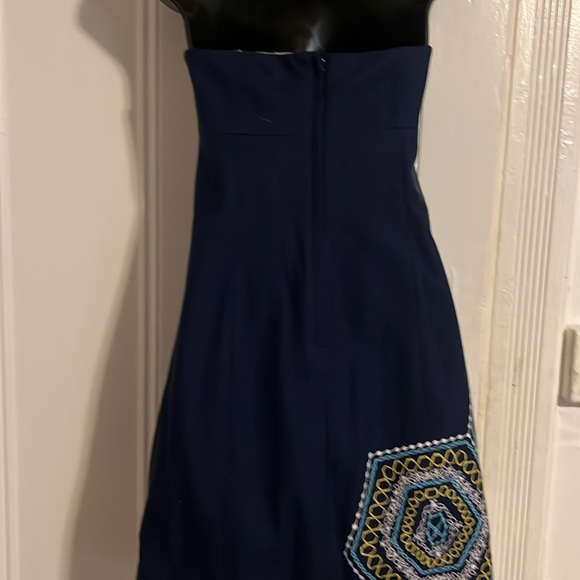Lilly Pulitzer Navy Strapless Bowen Dress Size 2 - Picture 2 of 6